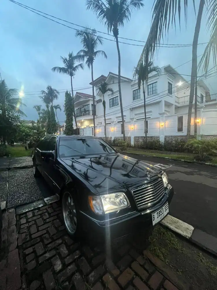 Mercedes-Benz 350sel 1992 black hitam bu Mercedes Benz w140 1991/1993