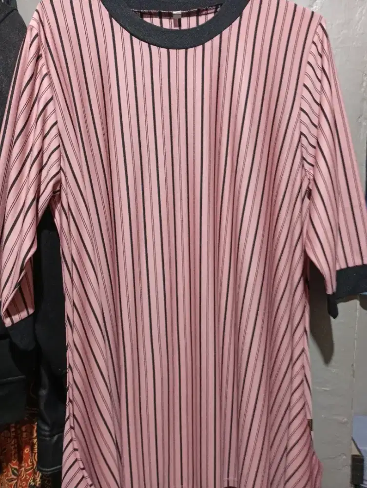 Baju Tunik Atasan Wanita Motif Salur