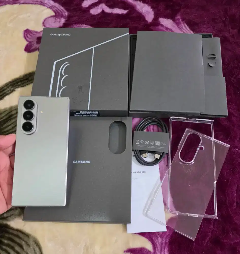 samsung Z fold 7 ram 12/256gb resmi sein,gransi 04-7-2027 baru 54hari
