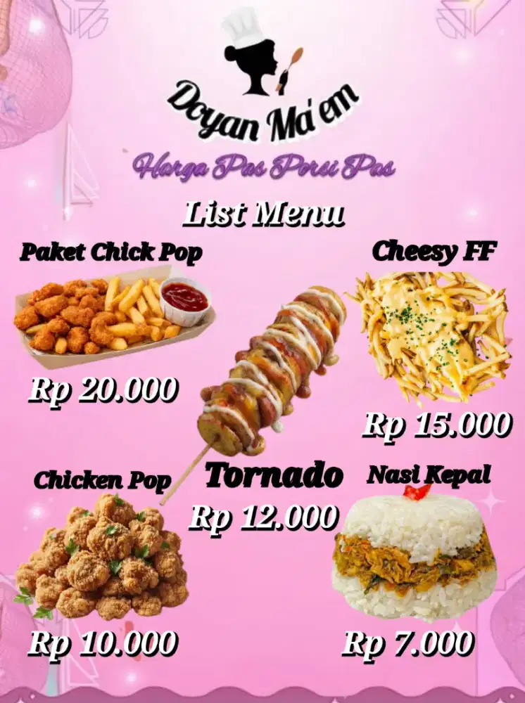 Karyawan Untuk Jaga Stand Makanan