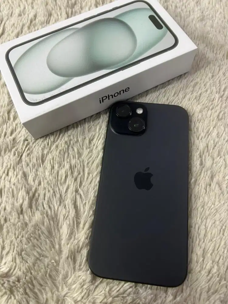 Iphone 15 128 gb ibox fullset oem mulus
