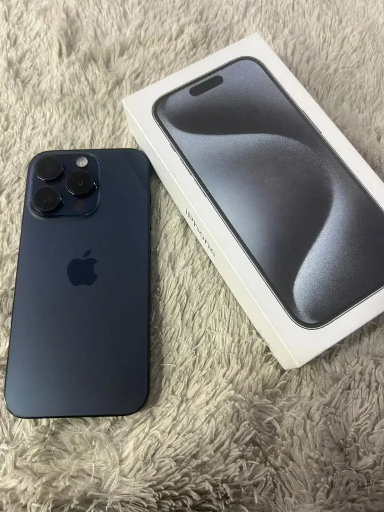 Iphone 15 pro 128 gb ibox fullset oem mulus