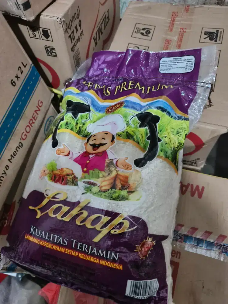 Beras merk lahap surabaya