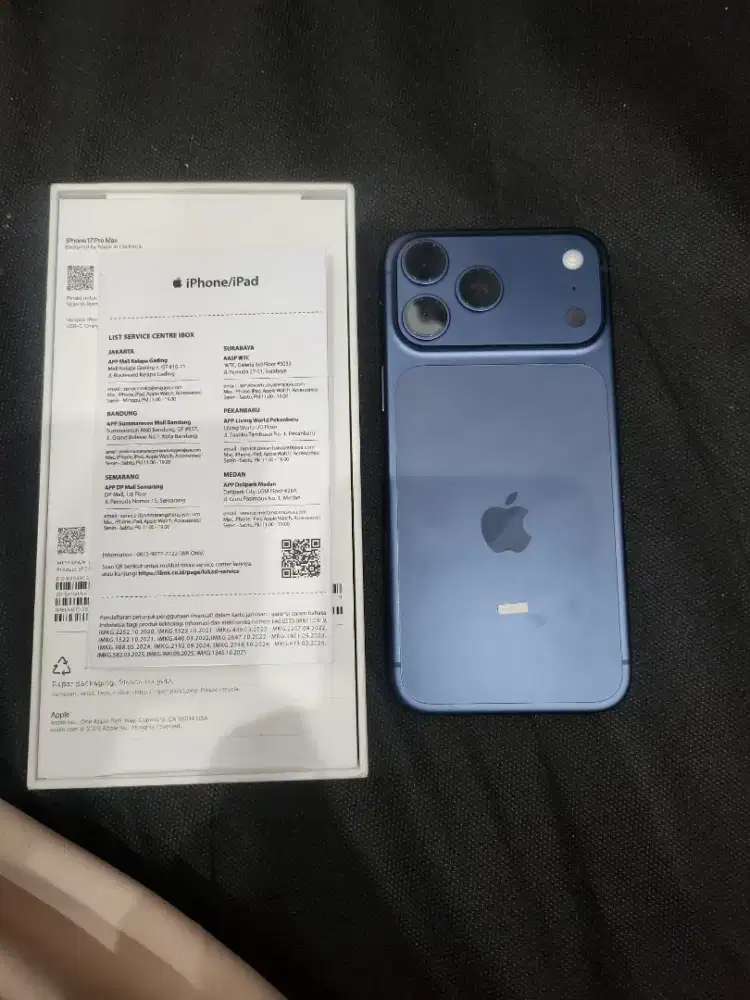 Iphone 17 Pro Max 256 Biru