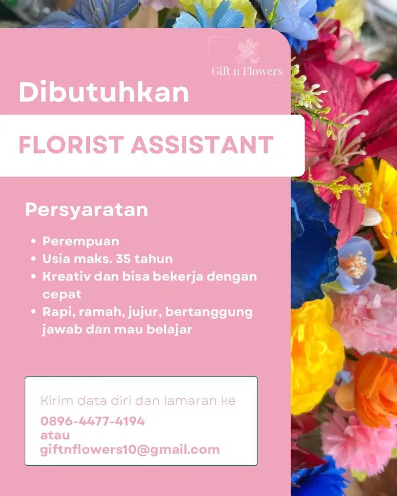 Asisten Florist