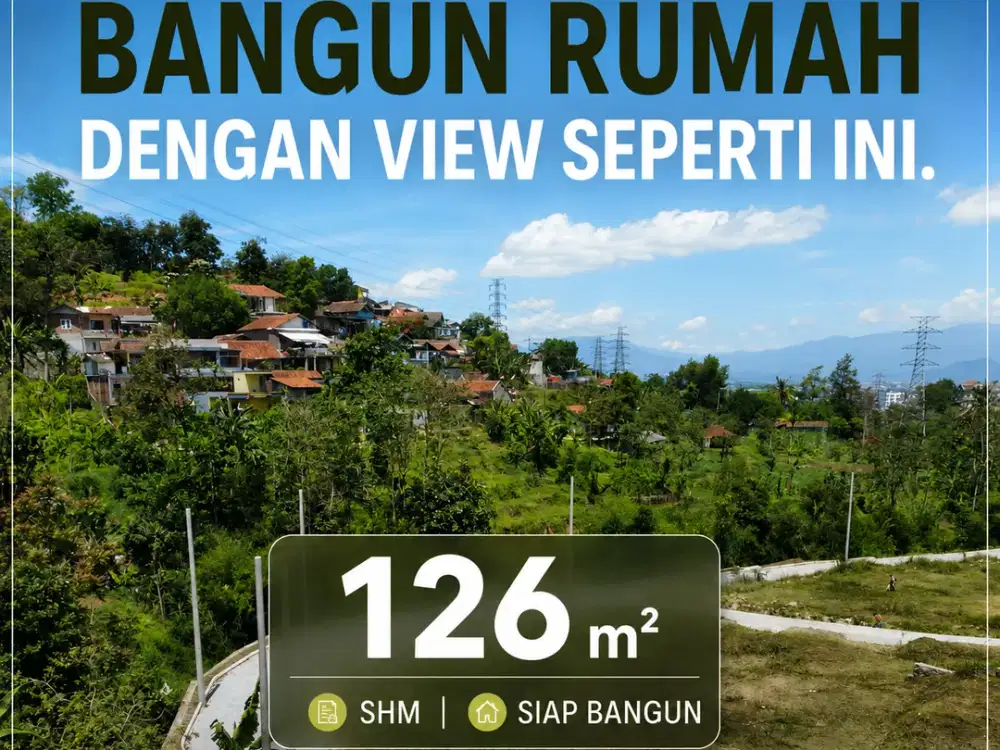 BELI VIEWNYA,DAPATKAN TANAH JATINANGOR BANDUNG