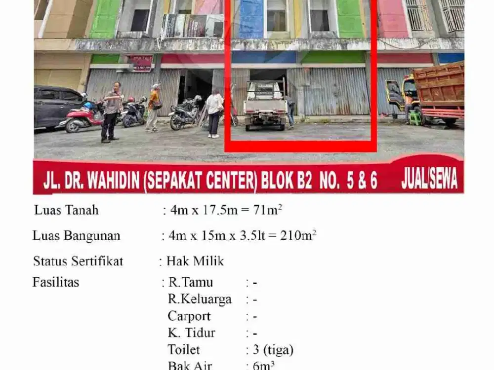 Ruko Strategis, pusat kota