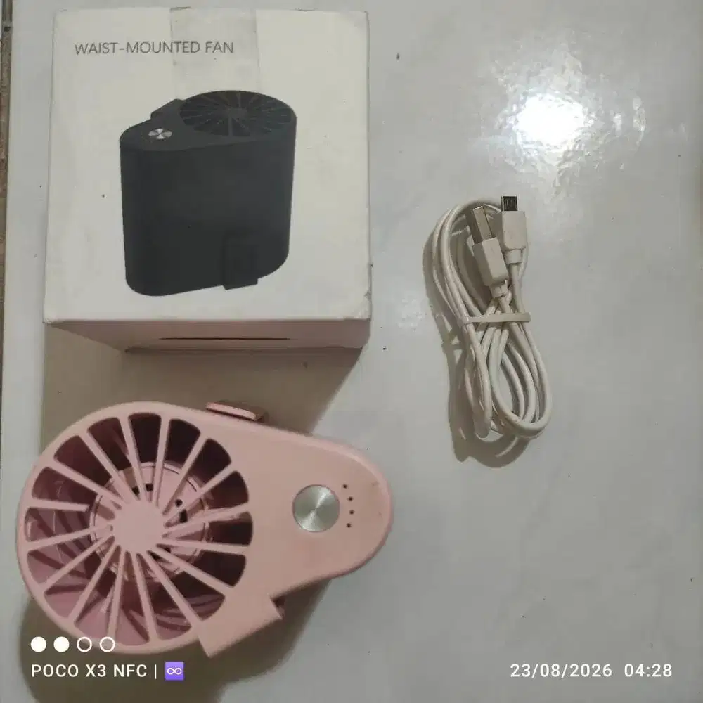 Kipas pinggang portabel waist fan