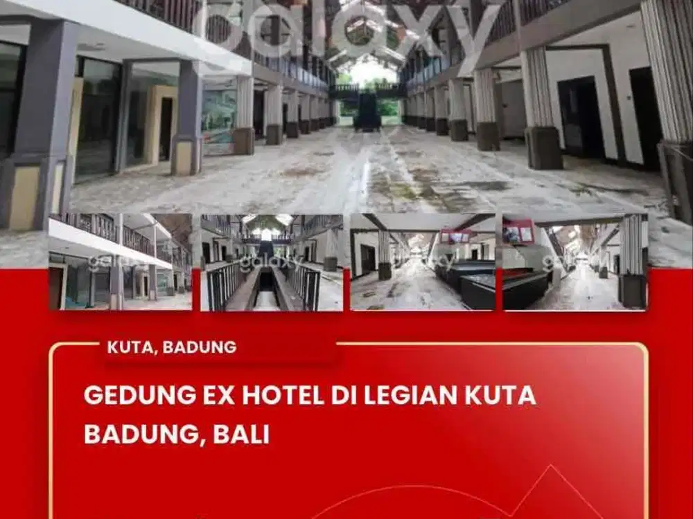 DIJUAL GEDUNG EX HOTEL DAERAH LEGIAN BALI