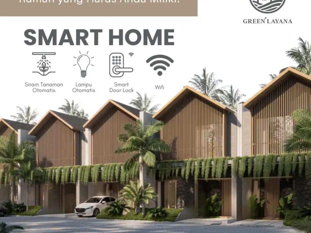 Rumah Salatiga dengan Sistem Smart Home di Perumahan Green Layana