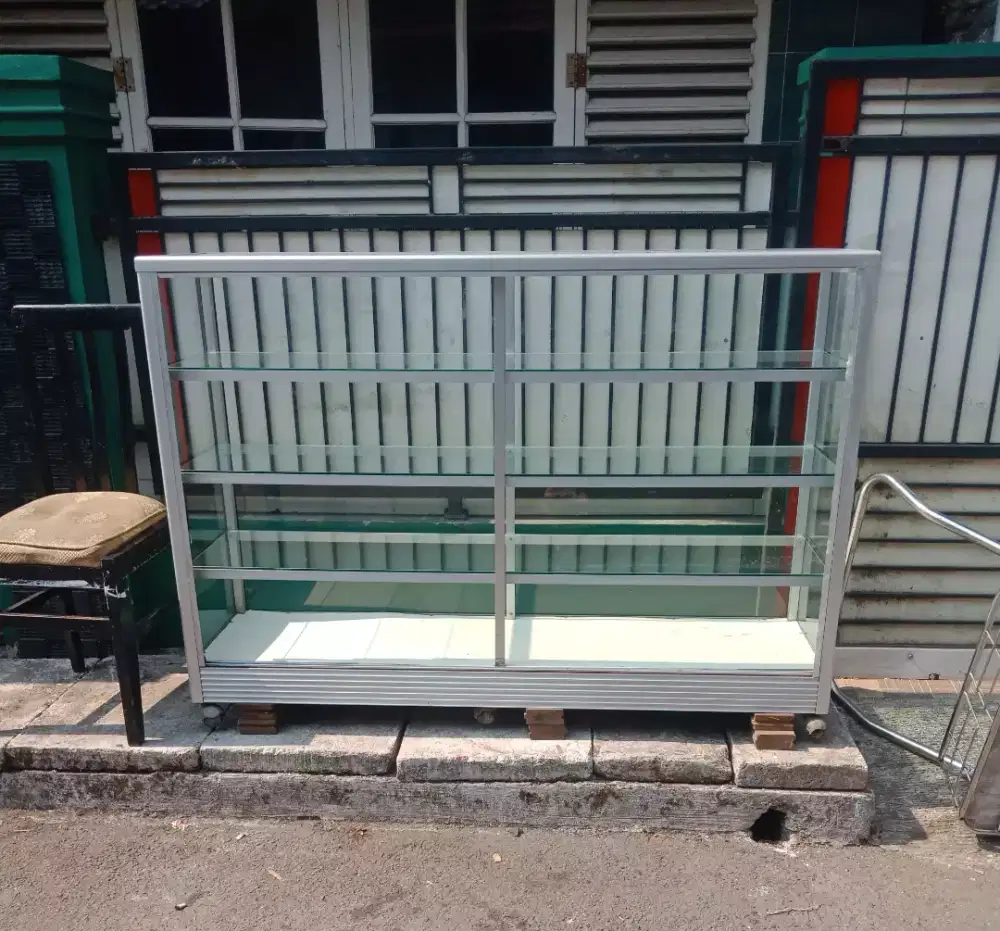 Etalase warung 1.5 meter lengkap