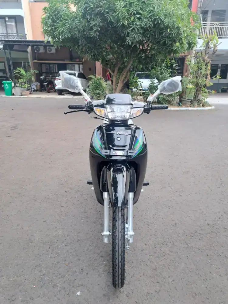 HONDA SUPRA 100 2001 HITAM ( FULL RESTORASI )
