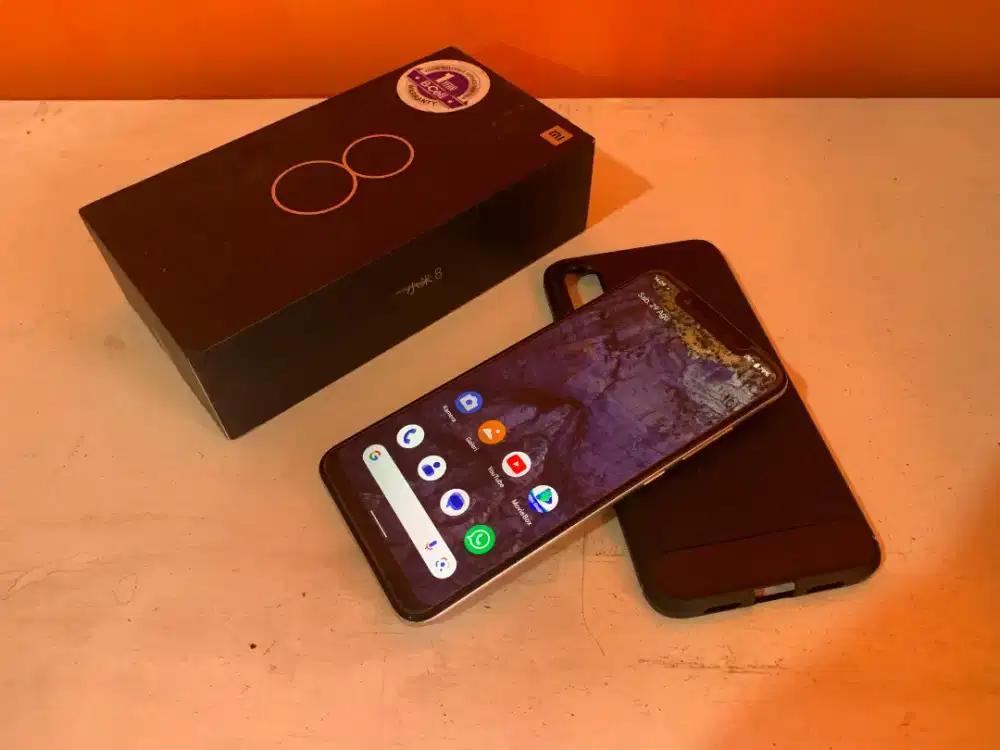 Xiaomi Mi8 6/64 White Mulus Segel Barang Koleksi Bogor