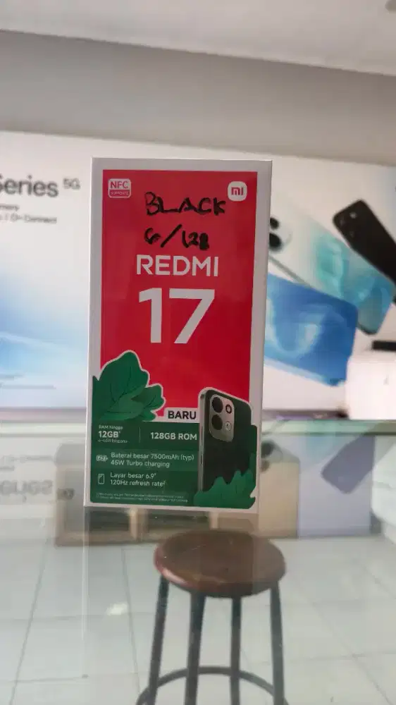 NEW REDMI 17 6/128 GARANSI RESMI SEGEL