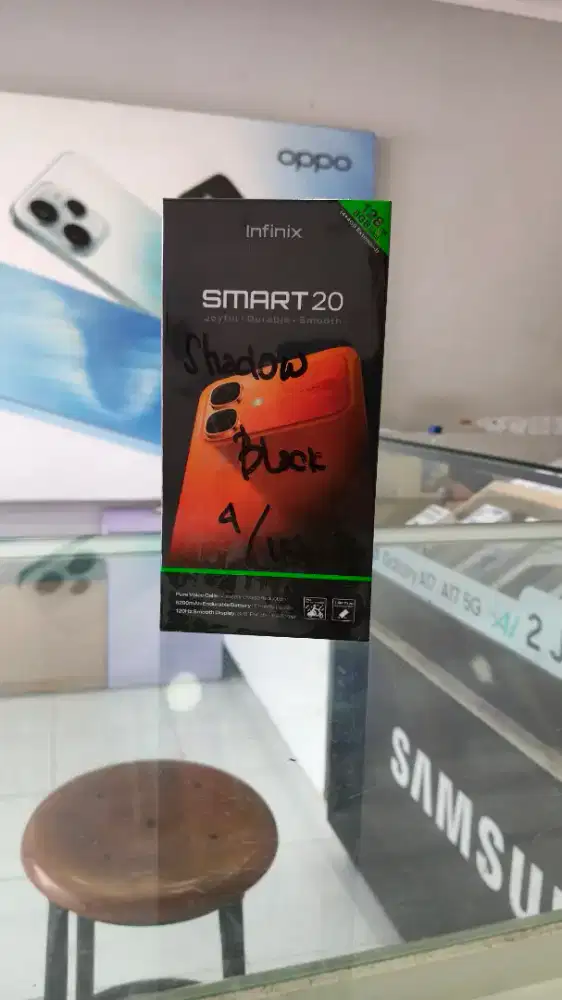 INFINIX SMART 20 4+4/128 GARANSI RESMI BARUU