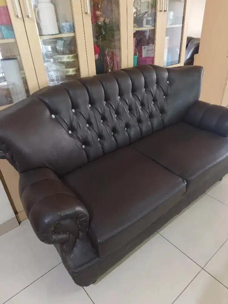 Dijual sofa fullset masih mulus 1 set open nego