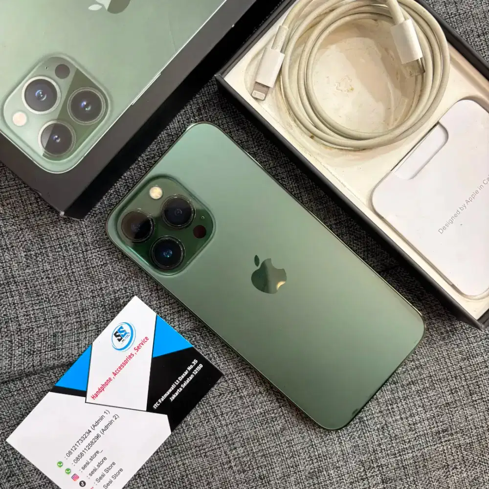 Iphone 13 pro 128gb ex ibox mulus lengkap !!