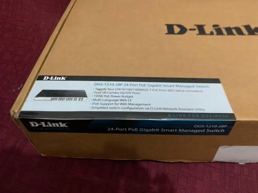 Dlink DGS 1210 28P 24Port POE Gigabyte Smart Manage Switch