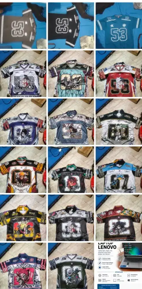 Baju oversize anime
