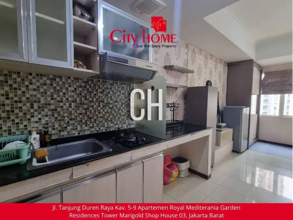 Disewakan apartemen studio furnished