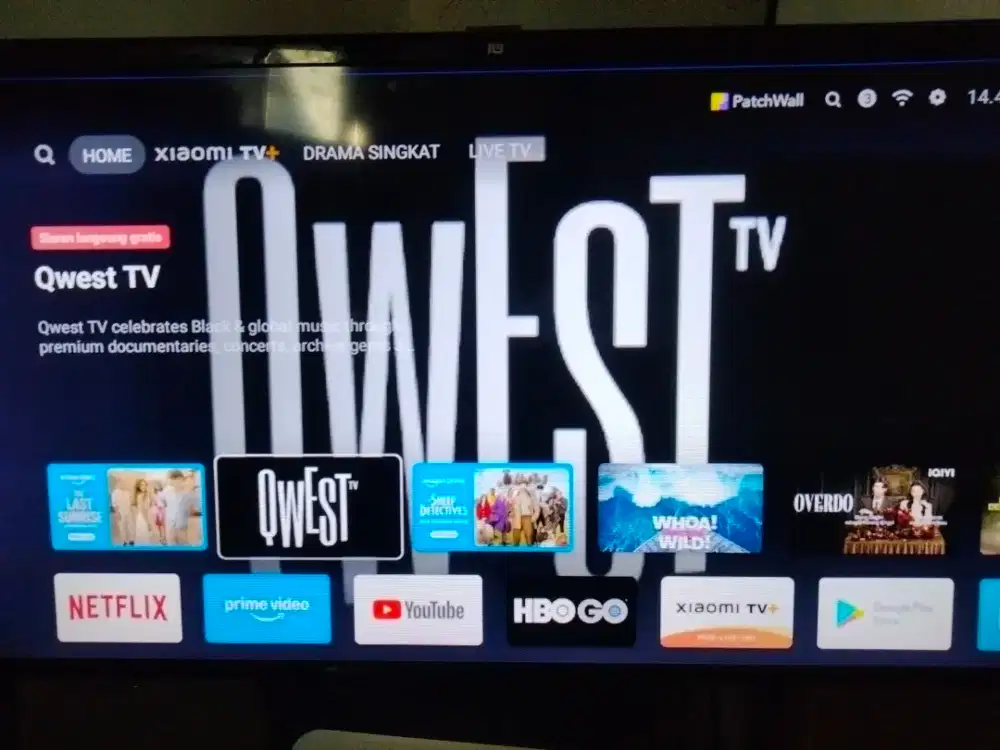 MI ANDROID 32 INCH LAYAR MULUS