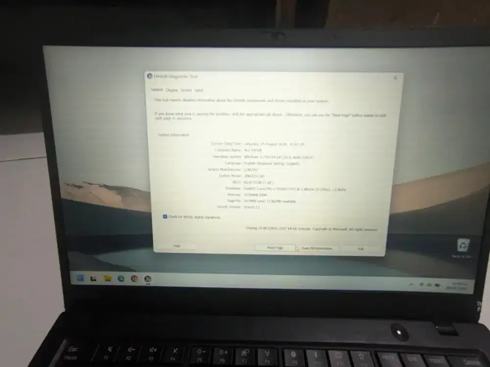 Laptop Lenovo Carbon ThinkPad X1 Gen 6 16/256GB