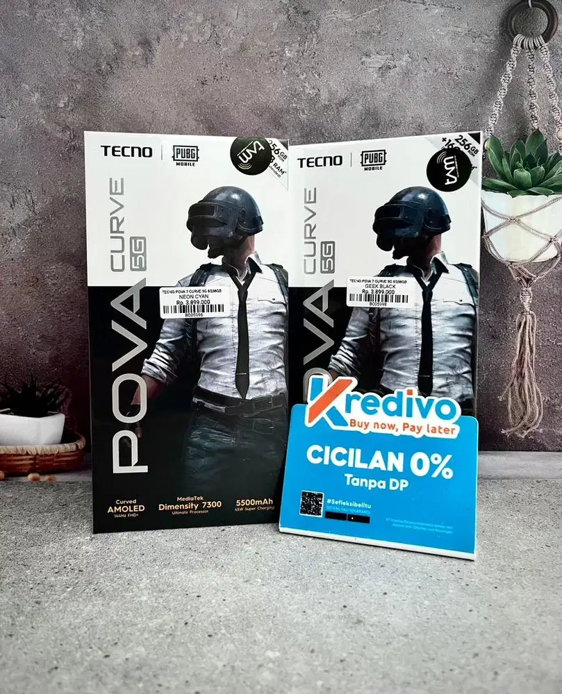 ready Hp gaming tecno pova 7 curved 5g