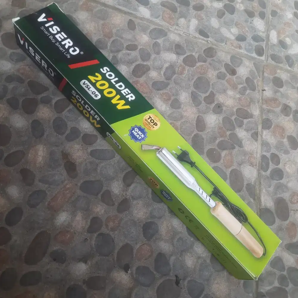 Solder Listrik 200W Patri Accu Aki Plat Aluminium Kuningan Tembaga