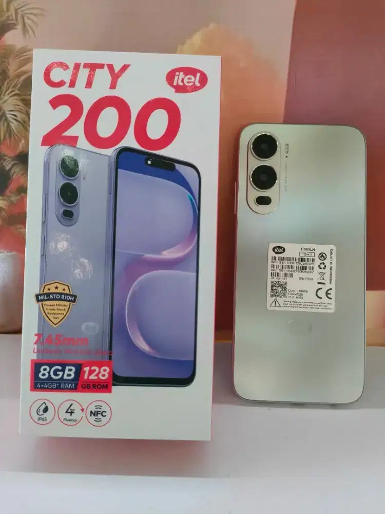 Itel city 200 4/128gb