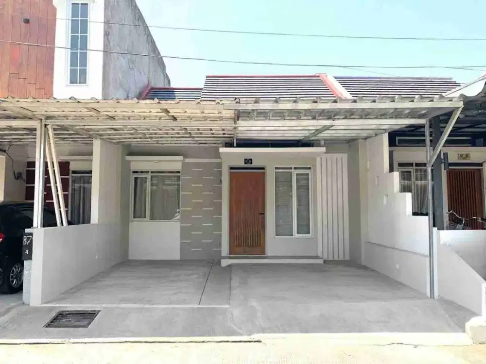 Disewakan Rumah Baru Renovasi SEMI Furnished di Komplek Arcamanik Cisaranten LT 72 hanya 42 Juta / tahun