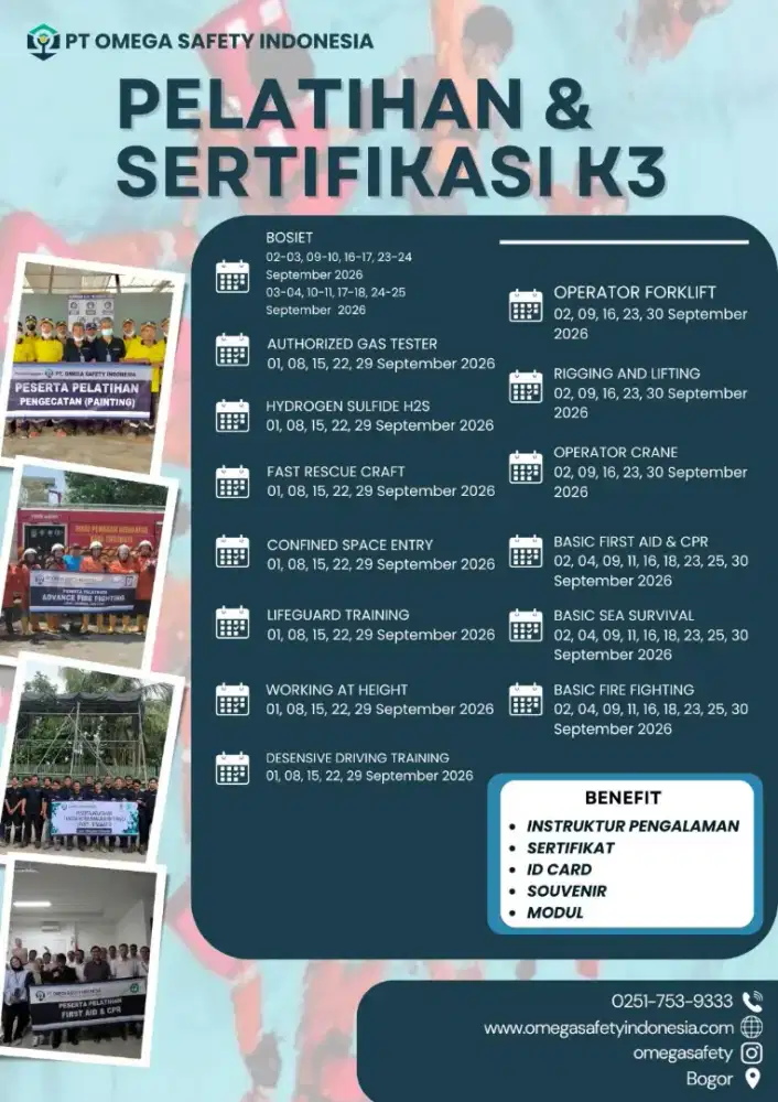 Jasa pelatihan K3