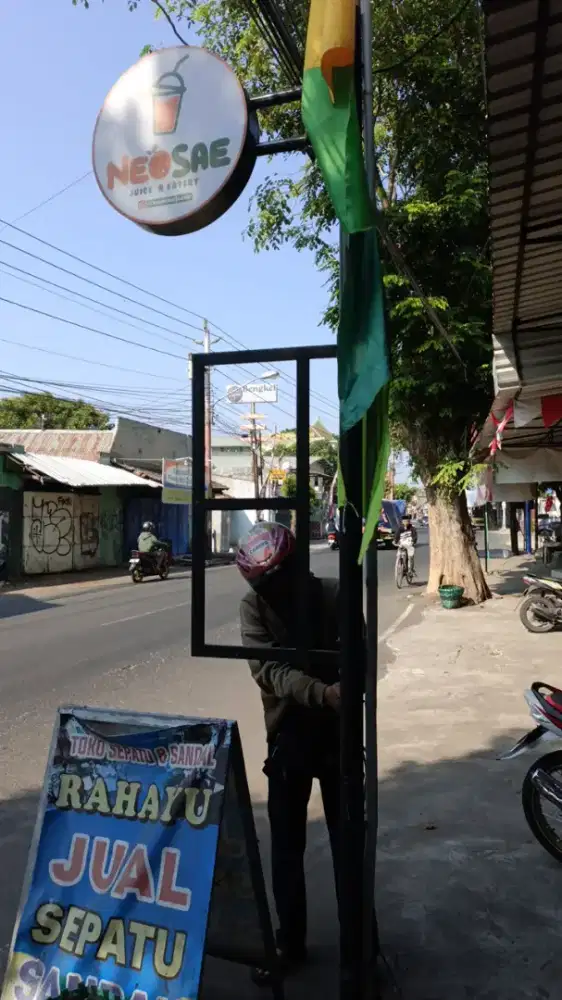 Plang papan nama reklame unt bisnis kuliner umkm anda