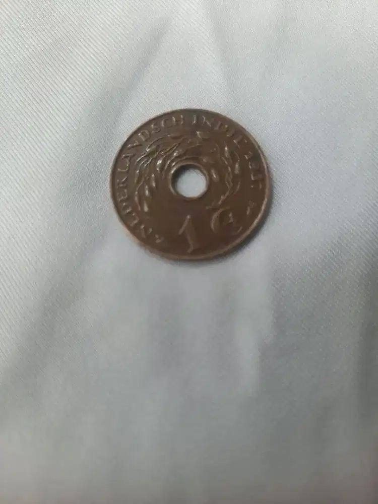 Jual uang koin Kuno Zaman Hindia - Belanda Tahun 1937