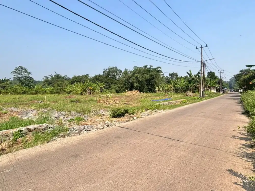 Tanah Cisauk Murah - SHM Pinggir Jalan Cocok Invest/Hunian - Dekat Stasiun Jatake & Tol Legok