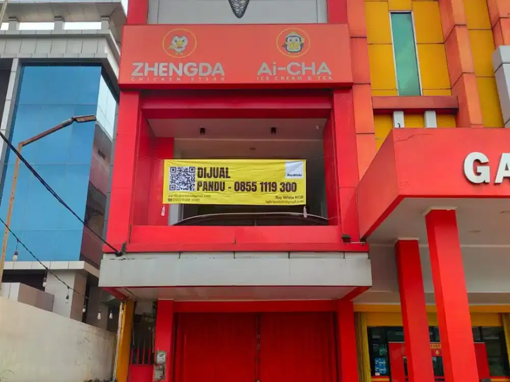 Dijual Disewa Bagus Siap Pakai Ruko Raya Kalimalang 4 Lantai