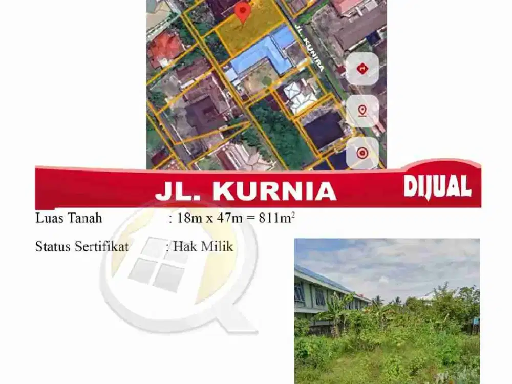 Tanah siap bangun rumah pribadi, kost²an, maupun investasi