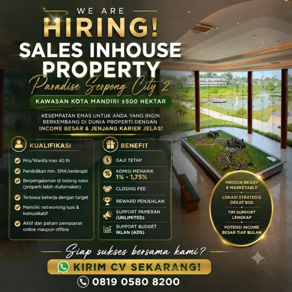 Lowongan kerja in-house