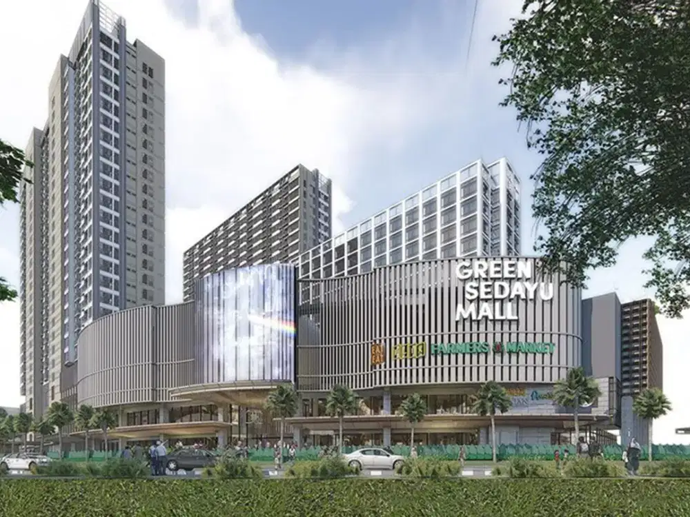 Disewakan Apartemen Green Sedayu 3BR Full Furnished City View – Rp80 Juta/Tahun