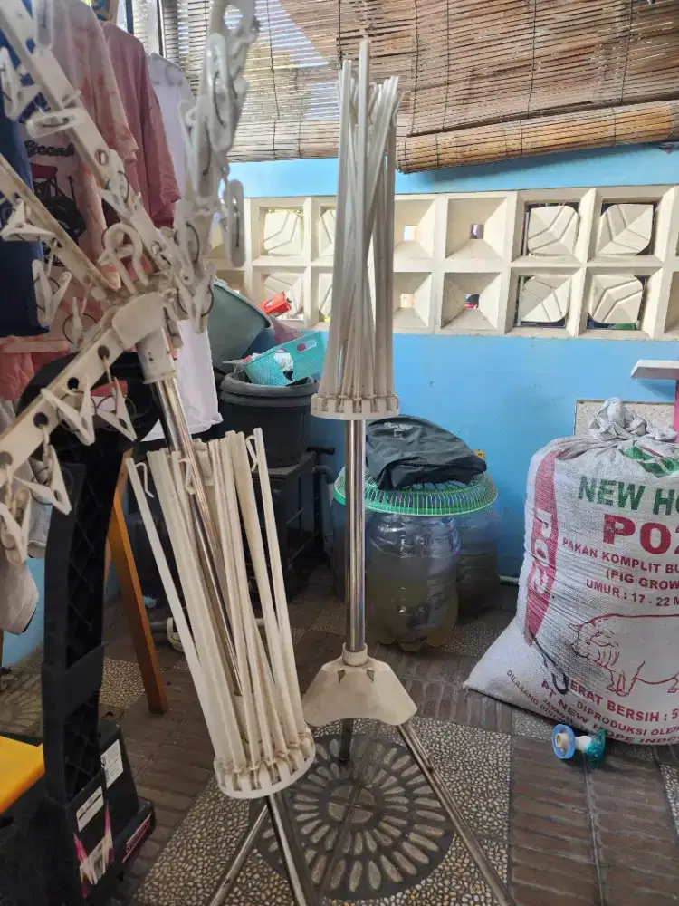 Jemuran Baju Bayi model menara lipat 3