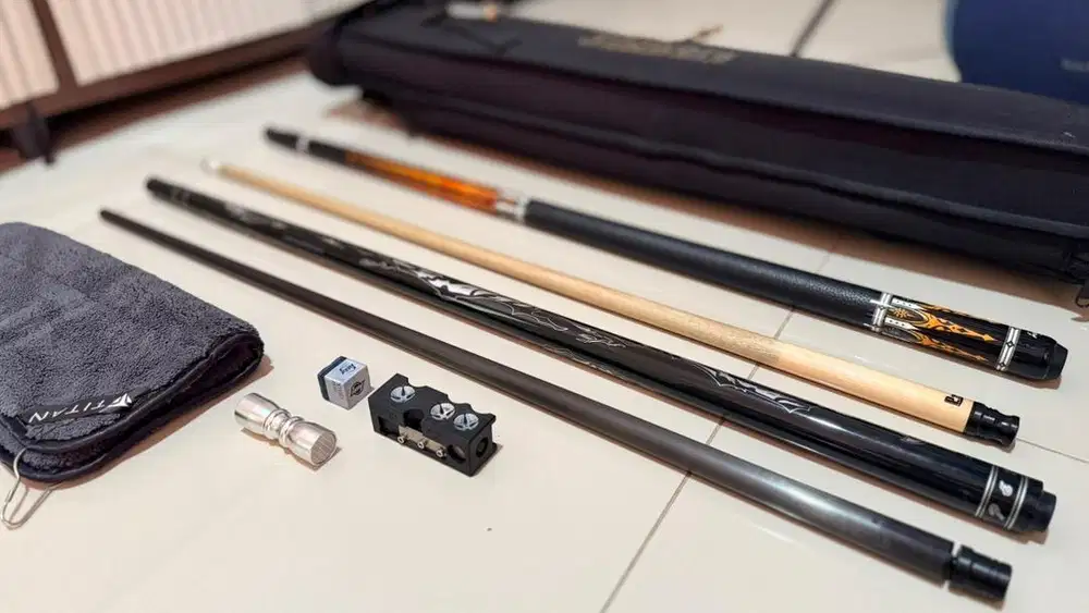 stick billiard peri baron PD09 lengkap