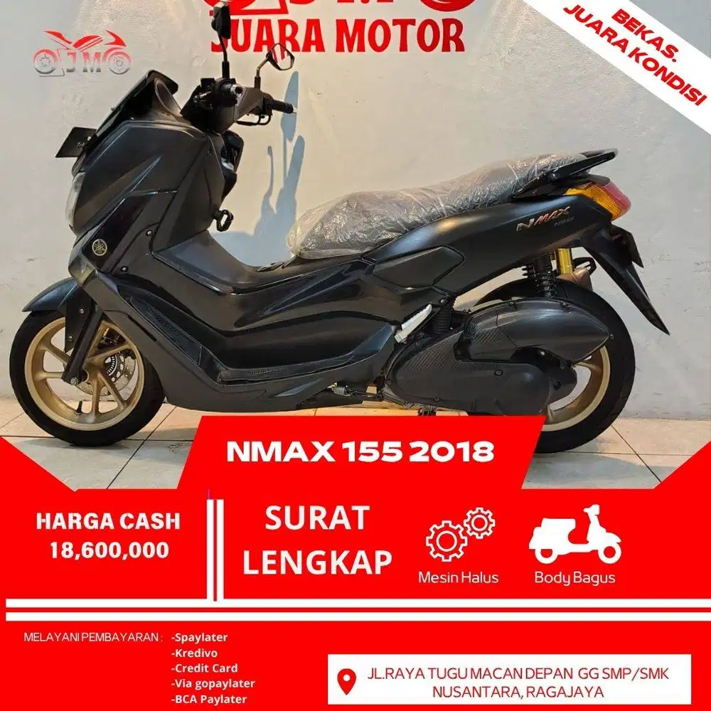 NMAX 155 THN 2018 SURAT LENGKAP MESIN HALUS BISA TUKAR TAMBAH JUGA