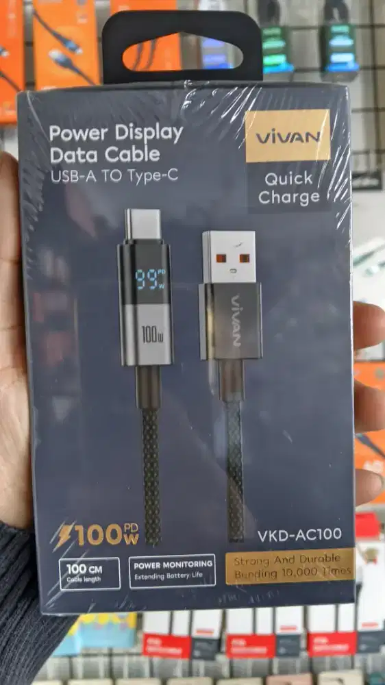 KABEL DATA TYPE-C VIVAN VKD-AC100