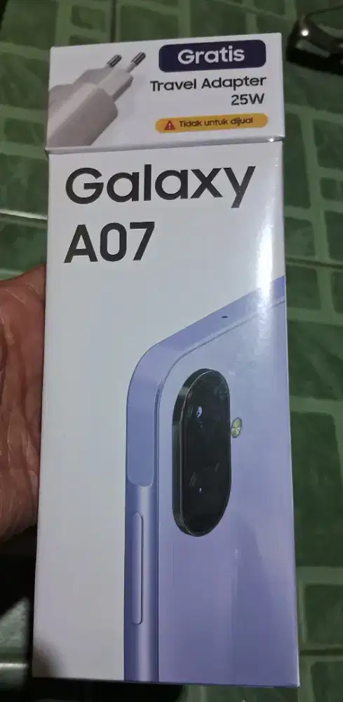 Samsung tersegel baru A07 6gb/128gb light violet