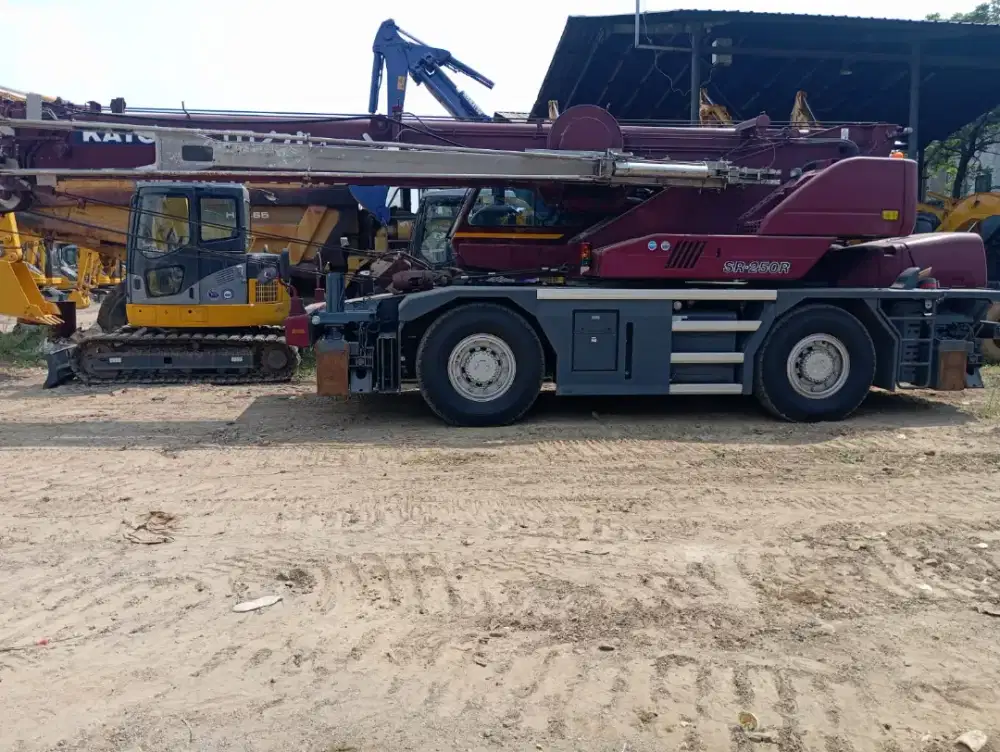 Mobile Crane Kato KR25H 25 Ton Rough Terrain Crane Build Up SR250 TDP