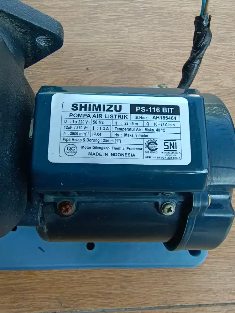 Dijual pompa Shimizu PS-116-BIT