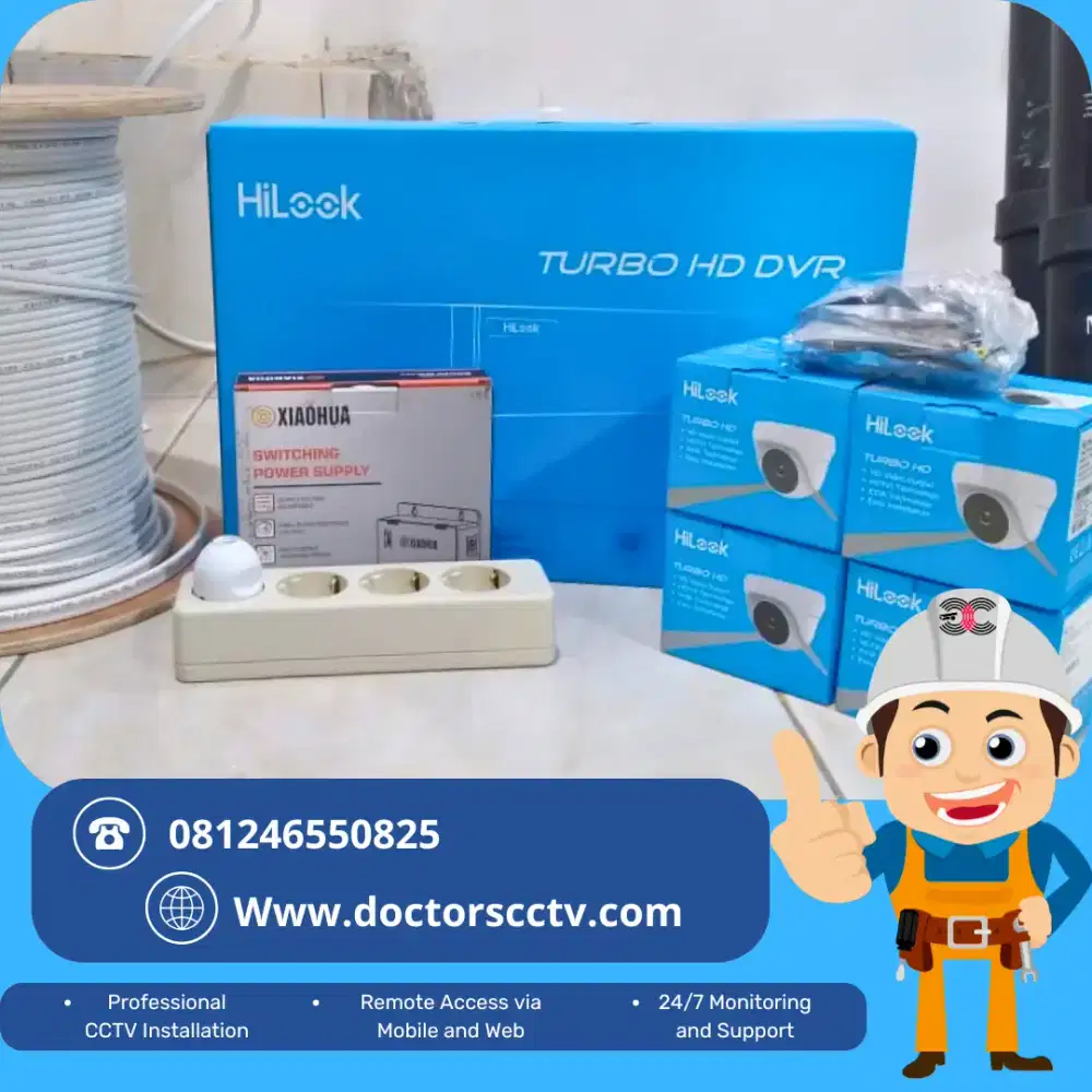 PAKET CCTV LENGKAP SIAP PASANG – SURABAYA & GRESIK