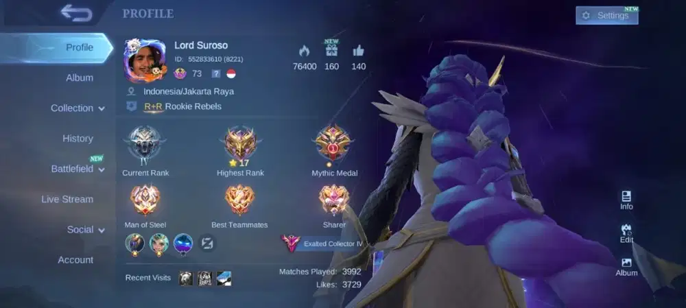 Account Mobile Legend Murah tapi gak Murahan