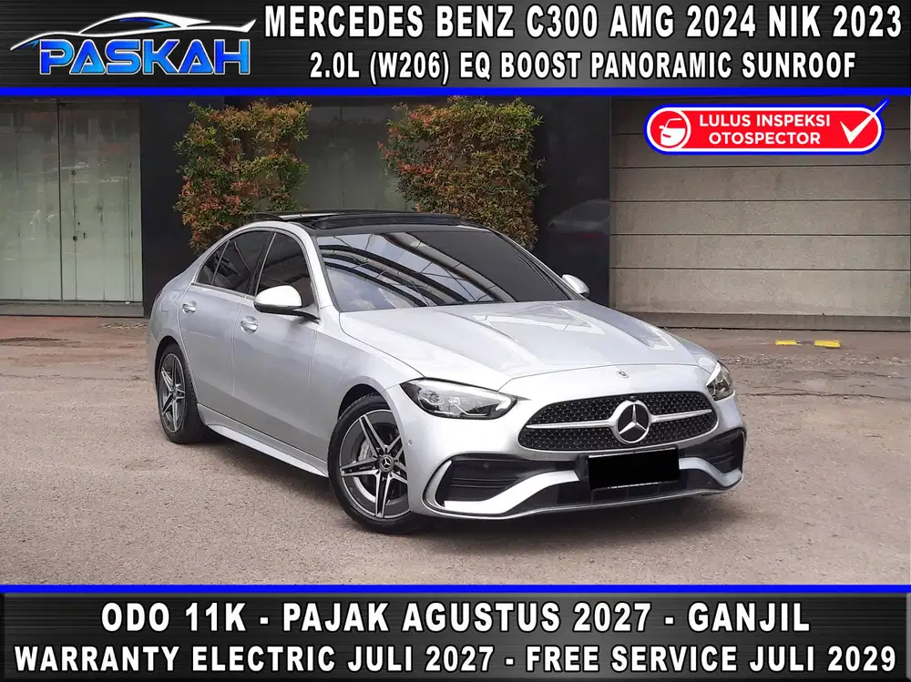 PAJAK 2027 Odo 11k Bunga 4% MERCY C 300 2024 Nik 2023 C300 AMG 2024