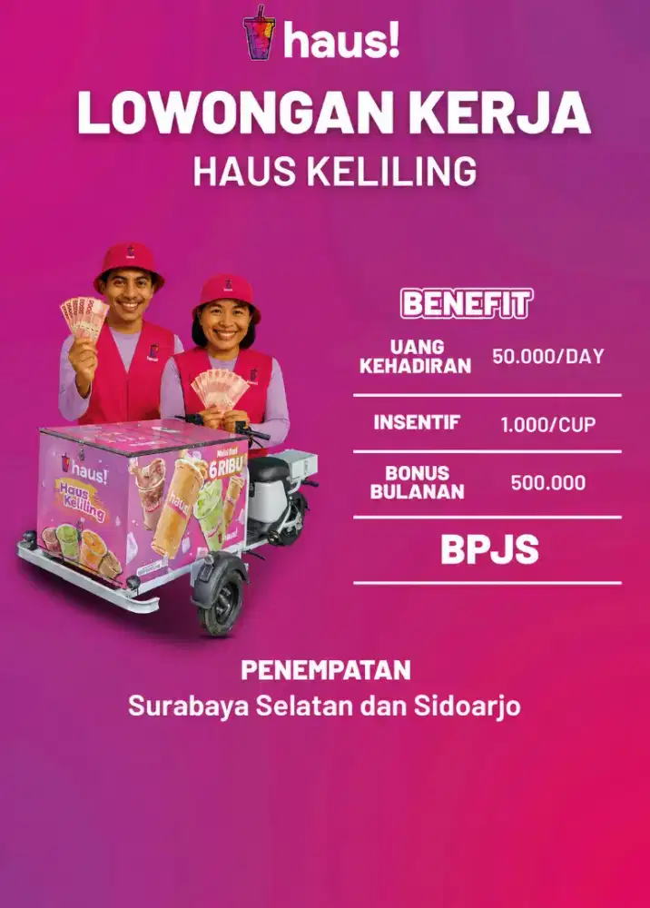 Sales Driver Haus Keliling