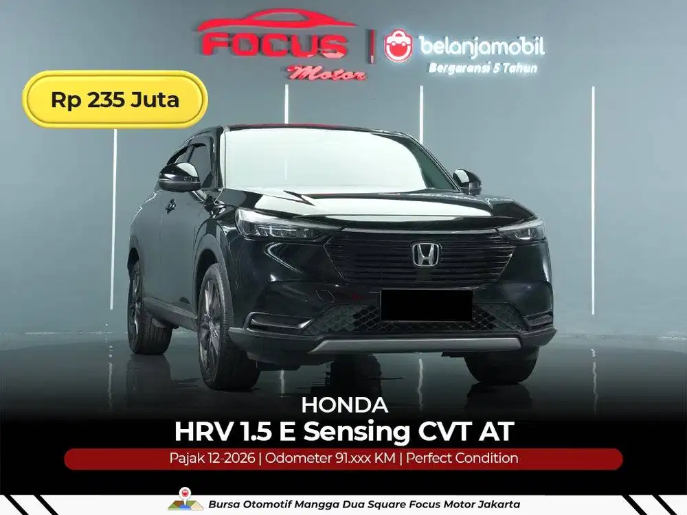 [ GARANSI 5TH ] Honda HRV HR-V HR V 1.5 E Sensing CVT AT 2022/2023